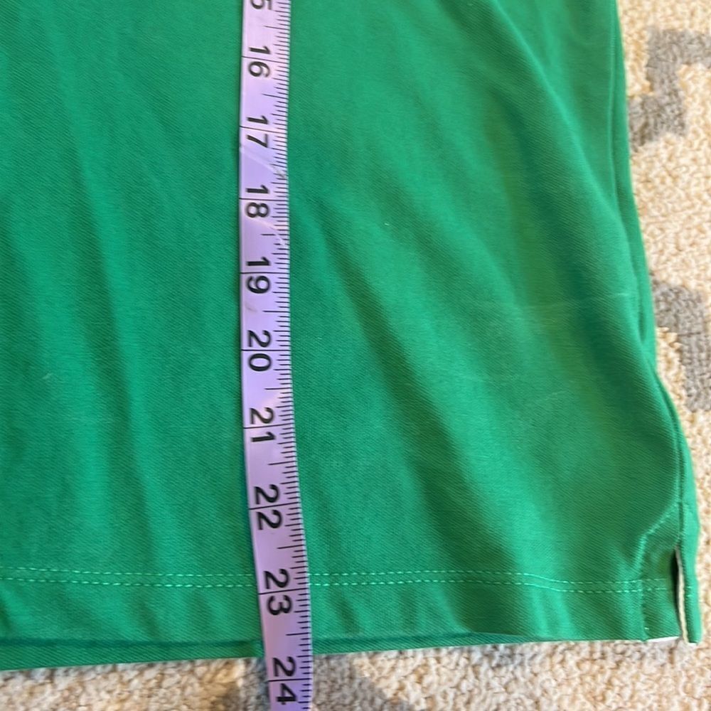 Lauren Ralph Lauren MCMLXVII Green Polo Shirt Size XL embroidered ,patch on back - Picture 7 of 8
